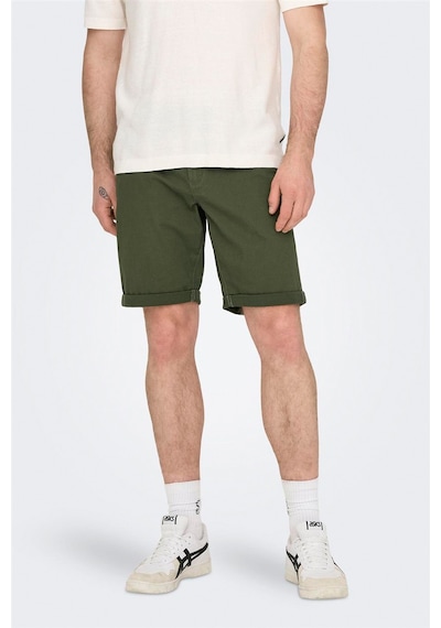Only & Sons Onspeter Lıfe Regular 0013 Shorts Noos Erkek Yeşil Şort - 22027905 Yeşil
