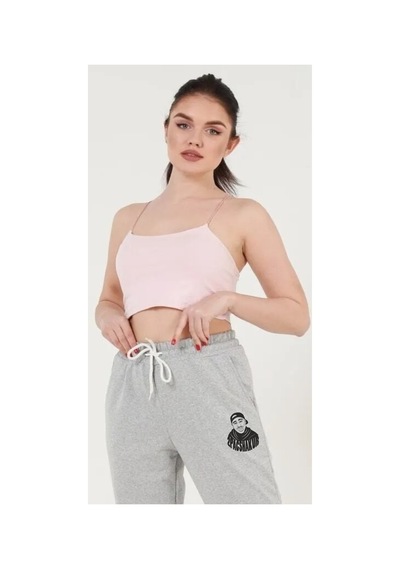 Blackjack Giyim Blackjackgiyim Erkek Siyah Slim Fit Jogger Eşofman Altı Gri