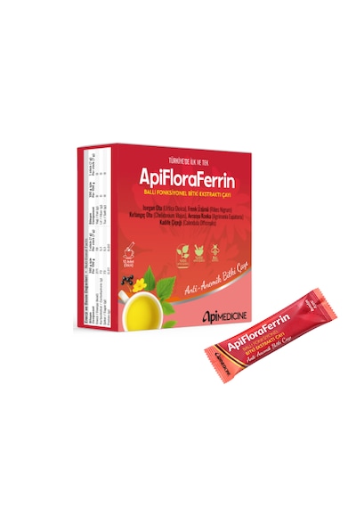 Apimedicine Apifloraferrin Fonksiyonel Bitkisel Ekstrakt Çayı 12 Stick 84 G