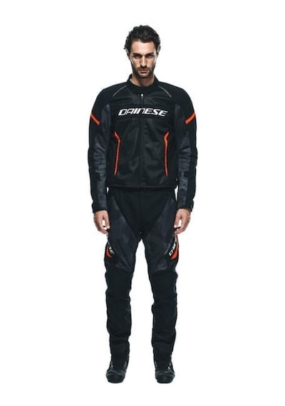 Dainese Air Frame 3 Black Red Fluo Tekstil Mont