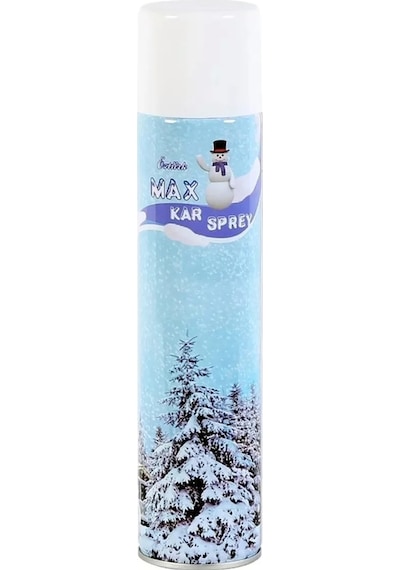 Max Kar Köpüğü Spreyi, Eriyen Kar Taneleri, Parti Köpük Karı Yapar Kar Yağdıran Sprey 300 ML