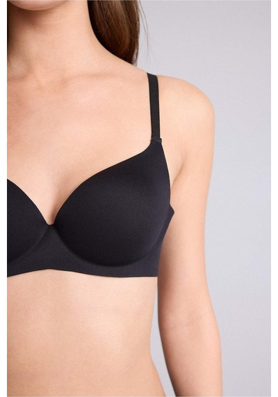 Defacto Micro Kaplı Yarım Dolgulu Balensiz Tişört Bra G9518ax26smbk81 Siyah-bk81