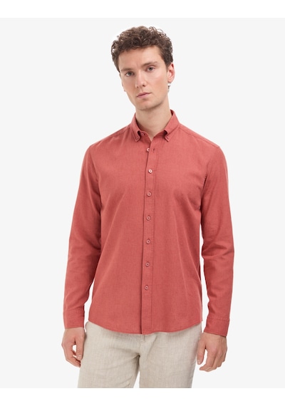 Pierre Cardin Erkek Kiremit Gömlek Desenli 50325356-vr031