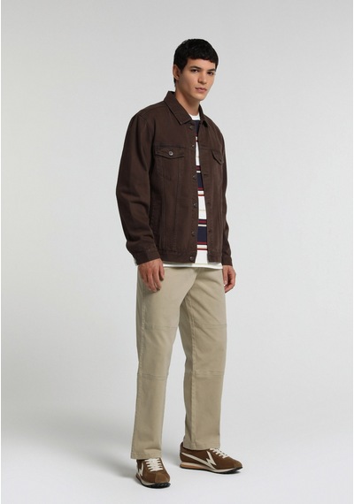 Colin's Colins Relaxed Fit Orta Bel Geniş Paça Erkek Bej Pantolon Cl1072037 Q1.v2 Beı