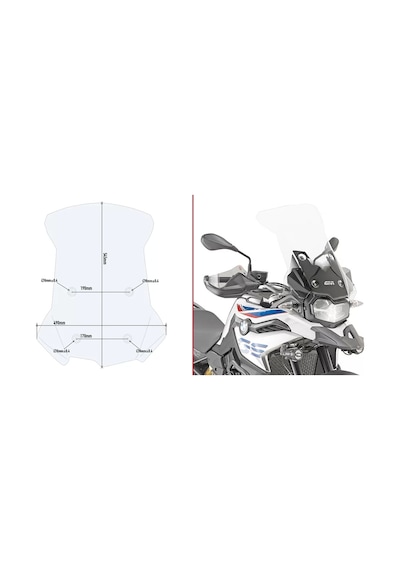 Gıvıd5127stbmwf750gs-f850gs 18-23 Rüzgarsiperlik