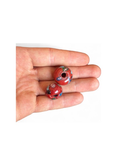 Hint Cam Renkli Ay Boncuk Takı Malzemesi Takı Tasarım İçin Model 7b81f4 Çok Renkli