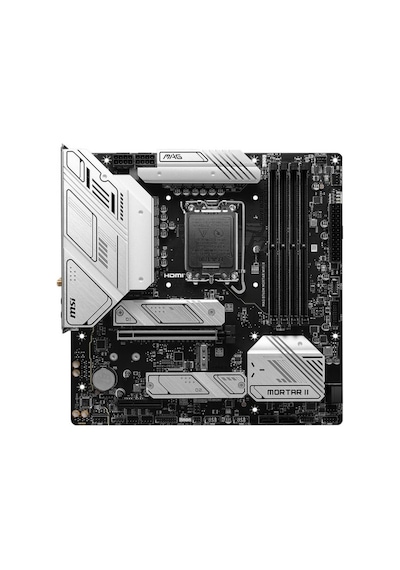 MSI MAG B760M Mortar WIFI II Intel B760 7800 MHz (OC) DDR5 Soket 1700 mATX Anakart