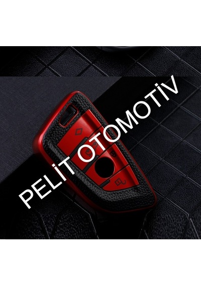 Bmw X1 X3 X5 X6 X7 Anahtar Kılıfı Süperlüx Keyless Kırmızı