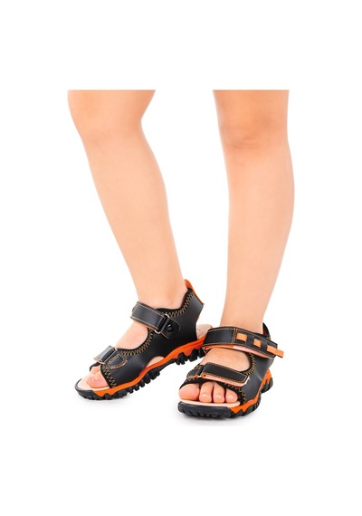 Kiko Kids Erkek Çocuk Sandalet Arz 2361 Siyah