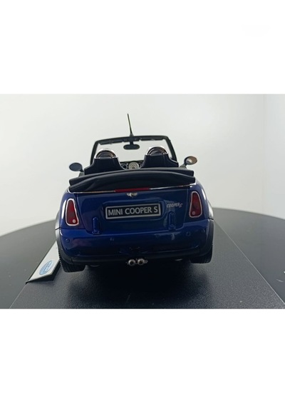 Welly 1:18 Mini Cooper S Cabrio Lacivert Model Araba