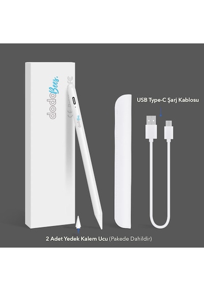 Dodobees K11 Yeni Apple Uyumlu iPad & Pro Manyetik Kapasitif Stylus Kalem