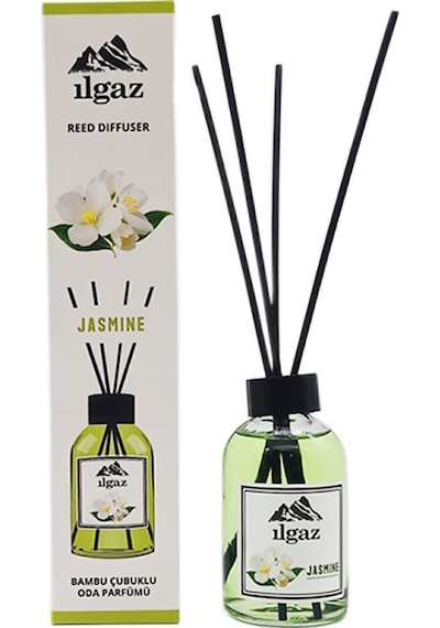 Ilgaz Jasmine Bambu Çubuklu Oda Kokusu 110 Ml & Sandal Ağacı Bambu Çubuklu Oda Kokusu 110 Ml 2'li Ortam Kokusu Seti Yasemin - Sandal