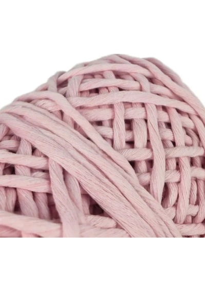 Makrome İpi 3 Mm 250 Gr Pembe Duvar Süsü, Çanta, Sepet Ve Dekoratif Hobi İpi