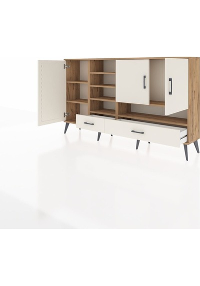 Arges Konsol 8 Raflı 2 Çekmeceli 3 Kapaklı 176x30x99 Çam-aytaşı Aytası - Atlas Çam Arges Konsol 8 Raflı 2 Çekmeceli 3 Kapaklı 176x30x99 Çam-aytaşı Aytası - Atlas Çam