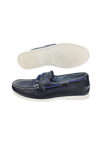 King Paolo King Shoes Lacivert Tımbırlant Ayakkabı