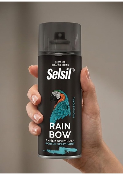 Selsil Rainbow Akrilik Sprey Boya 400 Ml - Hızlı Kuruyan, Yüksek Kapatıcı Akrilik Boya - Metal, Ahşap, Plastik Ve Hobi Yüzeyleri İçin Ral Renk Seçenekli Profesyonel Sprey Buzdolabı Beyazı - Ral 9301 Selsil Rainbow Akrilik Sprey Boya 400 Ml - Hızlı Kuruyan, Yüksek Kapatıcı Akrilik Boya - Metal, Ahşap, Plastik Ve Hobi Yüzeyleri İçin Ral Renk Seçenekli Profesyonel Sprey Buzdolabı Beyazı - Ral 9301