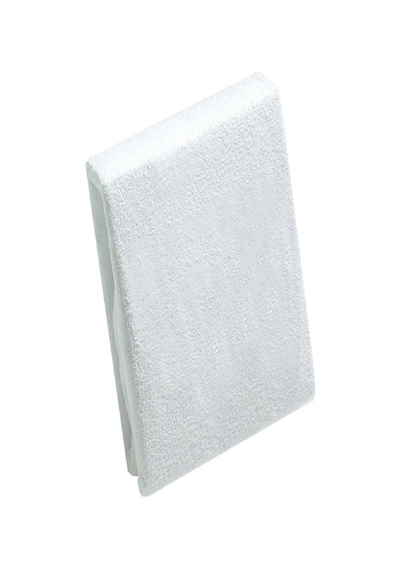 Altın Karma Havlu Lastikli Çarşaf Takımı 180x200 Cm 2 Adet 50x70 Cm Yastık Kılıfı Beyaz