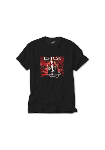 Epica The Phantom Agony Siyah Tişört Siyah
