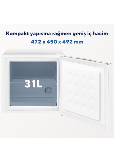 Kumtel 31L HFR-50 Mini Dondurucu