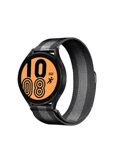Newface - 222 - Watch 20mm Metal Mıknatıslı Kordon - Edntrend - - Siyah-beyaz