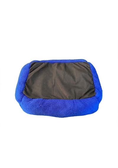 Brt Pet Premium Dikdörtgen Peluş Kedi Yatağı Ve Küçük Irk Köpek Yatağı - 60x40 Cm - Mavi