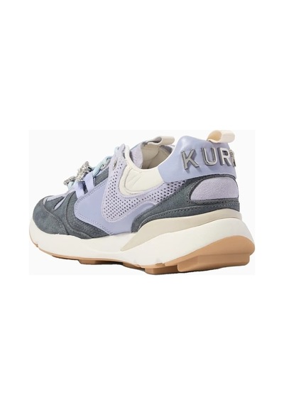 Kurt Geiger Kurt Runner Süet Lüks Tasarım Kadın Sneaker Mor