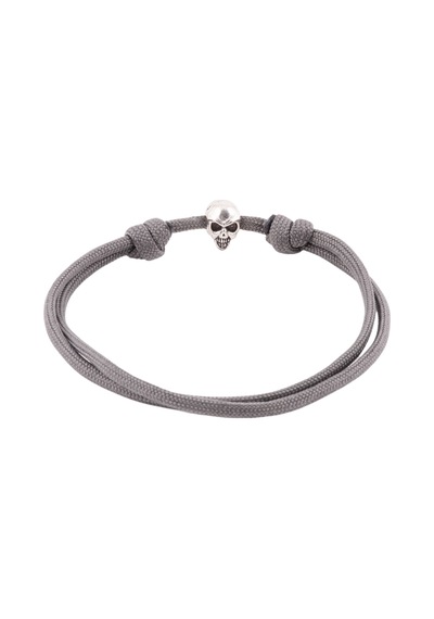 Unisex Minimal Tasarım Paracord Gri Bileklik Çok Renkli