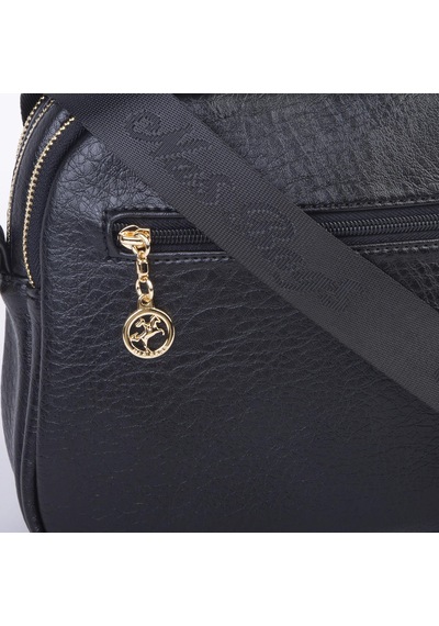 Nas Bag Kadın Çok Gözlü El Omuz Ve Çapraz Çantası 25x20 Cm Siyah Victoria