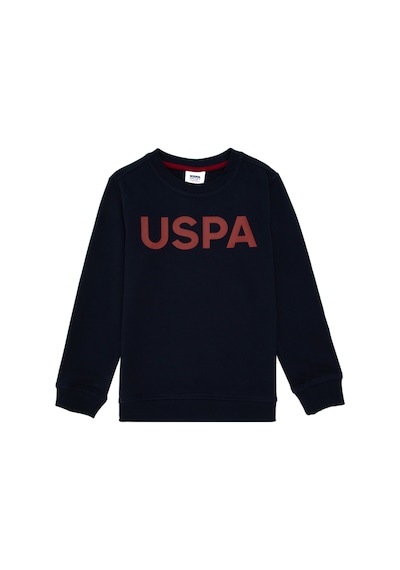 U.S. Polo Assn. Erkek Çocuk Lacivert Basic Bisiklet Yaka Sweatshirt 50289143-VR033