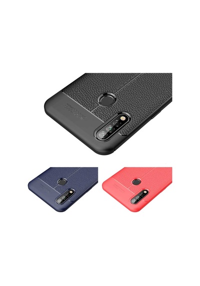 Oppo A31 Kılıf Zore Niss Deri Desenli Silikon Kılıf
