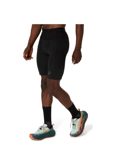Asics Fujıtraıl Elıte Sprınter Erkek Siyah Beyaz Tayt 2011d267-001 Siyah Beyaz