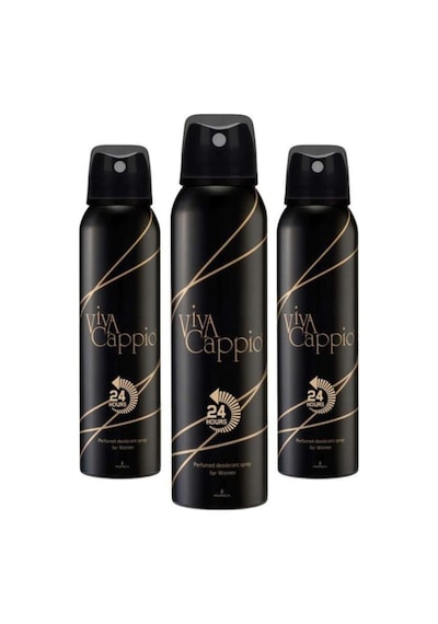 Viva Cappio Classic Kadın Sprey Deodorant 150 ML x 3