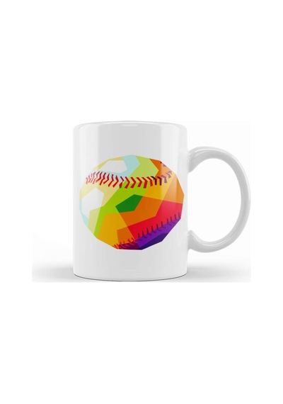 Baseball Kupa Bardak Porselen Karışık