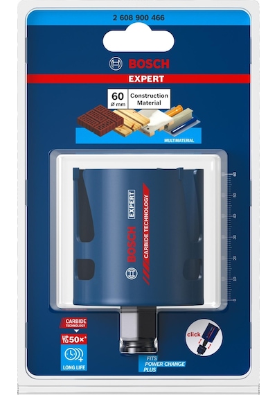 Bosch Expert Construction Material Delik Açma Testeresi 60 X 60 MM - 2608900466