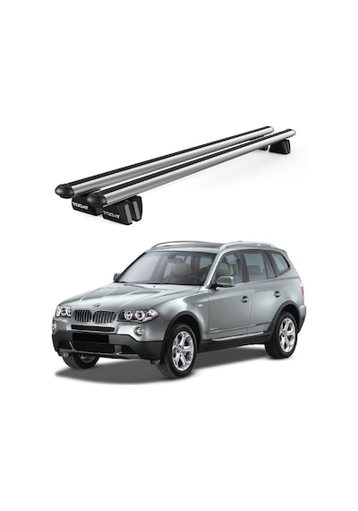 Pençe Bmw X3 E83 Ara Atkı 2004-2010 Uyumlu Gri Ara Atkı Port Bagaj Tavan Barı