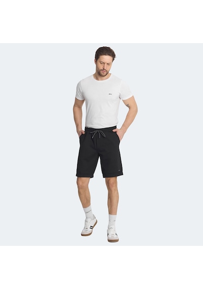 Slazenger NOVA Erkek Cepli Siyah Şort