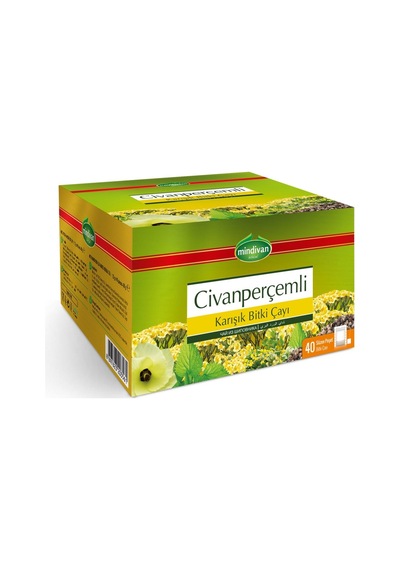 Mindivan Civanperçemli Karışık Bitki Süzen Poşet Çay 40 x 1.5 G