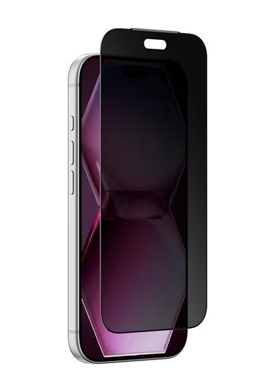 Apple iPhone Uyumlu 18 Pro Amazingthing Titan Privacy Parmak İzi Bırakmayan Temperli Cam Ekran Koruyucu Siyah