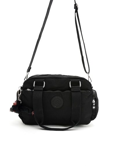 Sanmorris Unisex Krinkle Kumaş Omuz Ve Çapraz Çanta 3030 Siyah