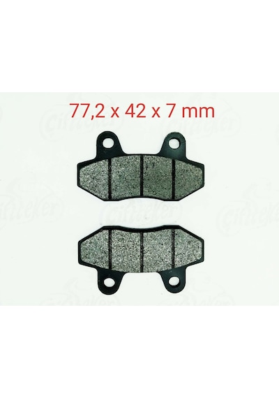 151Rs Arka Fren Disk Balatası 7 Mm (545158486)