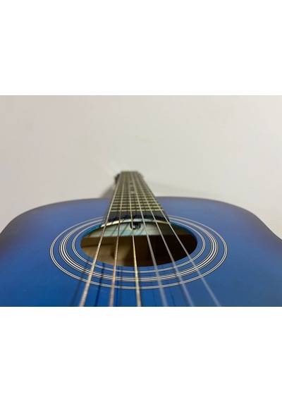 Klasik Gitar Yarım Boy 2/4 (1/2) Mavi Renk Sap Ayarlı