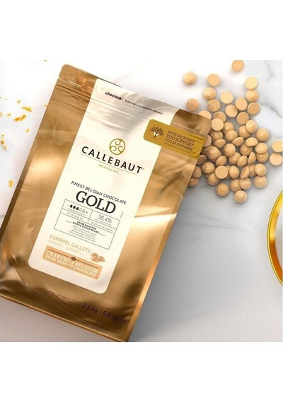 Callebaut Gold Karamel Drop Çikolata 2,5 Kg
