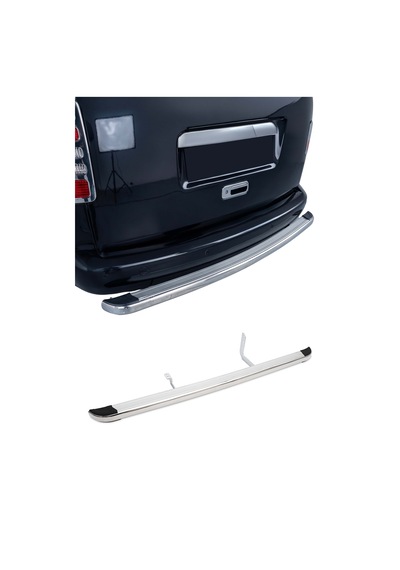 Renault Kangoo 1997-2007 Uyumlu Araca Özel Ms Line Arka Koruma Alüminyum