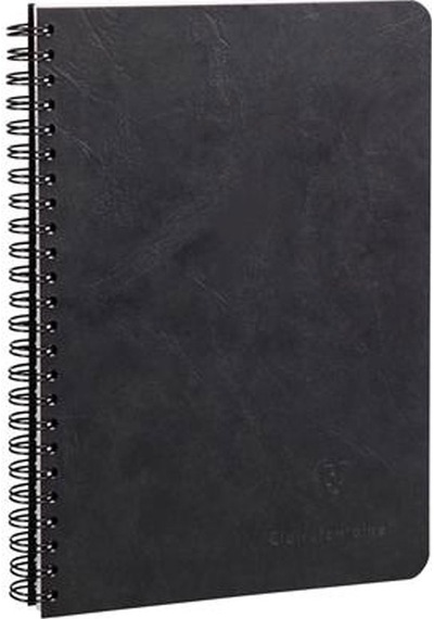 Clairefontaine Age Bag Wirebound A5 Çizgili Defter Siyah 785361c