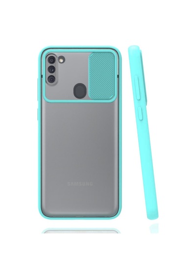 Samsung Uyumlu Galaxy A11 Kilif Palm Kamera Koruma Kapakli Silikon 474024501