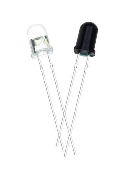 5mm Kızılötesi Alıcı Verici Led Set 940nm - 10 Ar Adet