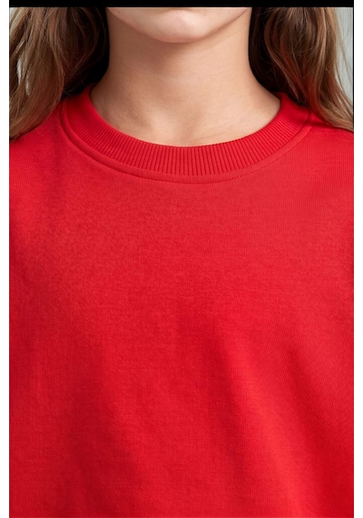 Defacto Okula Dönüş Relax Fıt Bisiklet Yaka Sweatshirt Kız Çocuk E6842a826aurd227 Kırmızı-rd227 Defacto Okula Dönüş Relax Fıt Bisiklet Yaka Sweatshirt Kız Çocuk E6842a826aurd227 Kırmızı-rd227