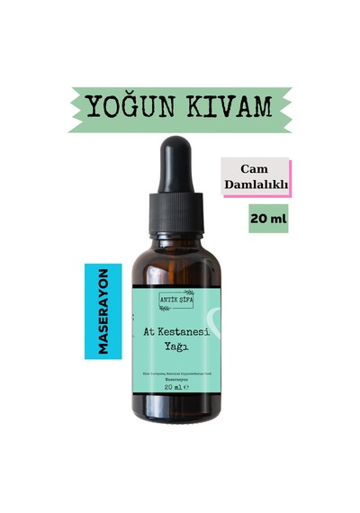 At Kestanesi Yağı 20ml - Doğal At Kestanesi Yağı 20 ML