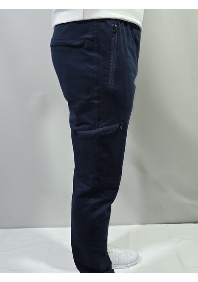 Jump Erkek Slim Fit Pamuklu 2 İplik Eşofman Altı Lacivert