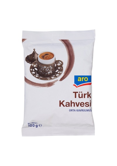 Aro Türk Kahvesi 100 G - Arabica Çekirdeklerden Geleneksel Lezzet 8'li Avantaj Paketi - 8 Adet Tarı